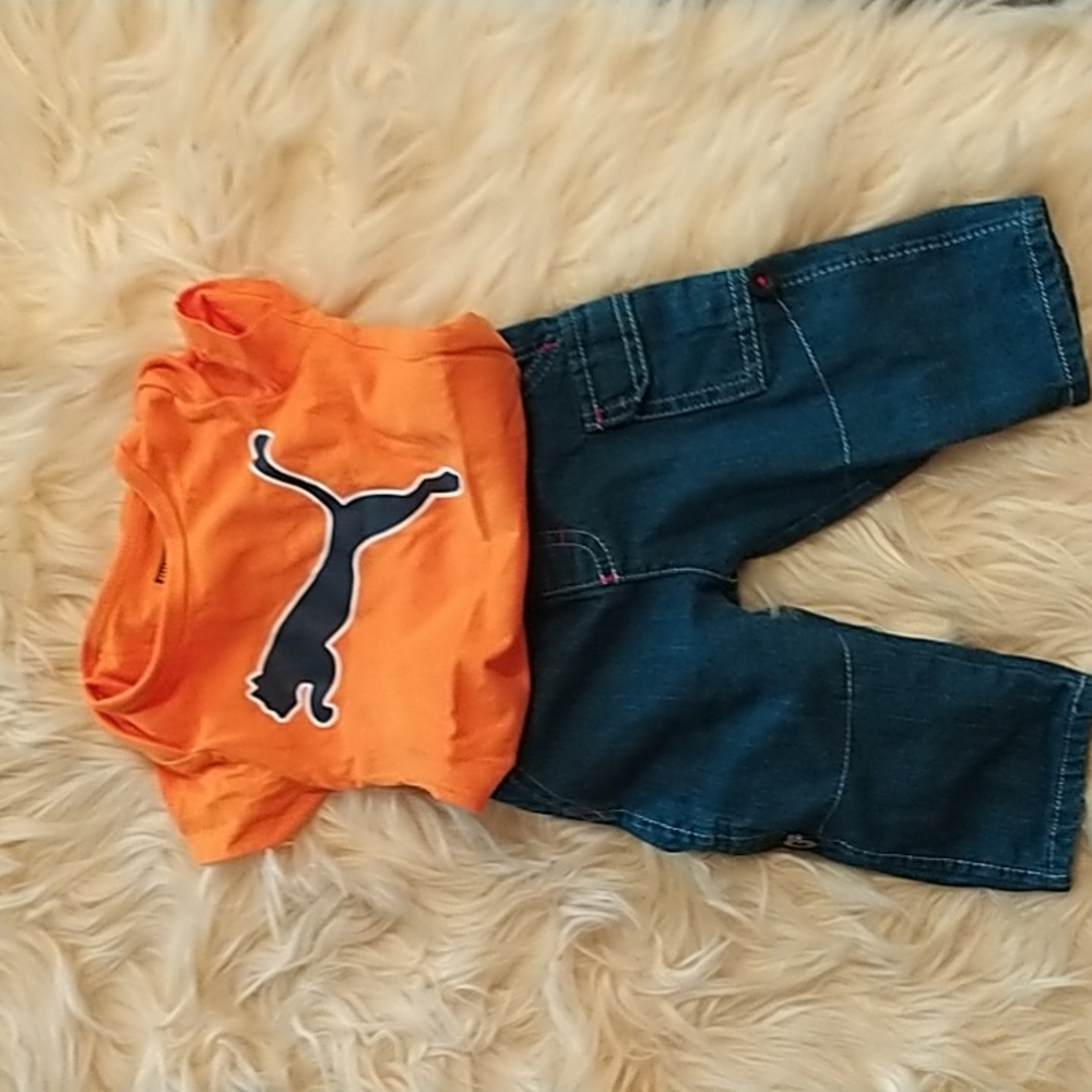 Puma one piece with jeans